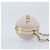 CHANEL Charm per Borsa Matelassé Pelle di Pecora Rosa Oro CC Auth 166255SM D'oro - vista 5