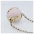 CHANEL Charm per Borsa Matelassé Pelle di Pecora Rosa Oro CC Auth 166255SM D'oro - vista 6