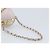 CHANEL Charm per Borsa Matelassé Pelle di Pecora Rosa Oro CC Auth 166255SM D'oro - vista 7