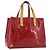 LOUIS VUITTON Borsa a Mano Monogram Vernis Reade PM Pomme D'amour M91990 Auth LNZ195 Rosso