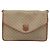 Céline Borsa a Spalla in Tela Macadam CELINE PVC Beige Oro Auth ARZ236 D'oro - vista 2