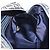 FENDI Zucchino Canvas Handtasche Navy Silber Authentisch LNZ529 Marineblau - Ansicht 17