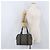 FENDI Zucchino Canvas Handtasche Navy Silber Authentisch LNZ529 Marineblau - Ansicht 22