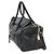 Céline Celine Nero Pelle di Agnello Morbida Lucida Media Nuovo Luggage - vista 3