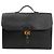 Sac à dépêches HERMÈS Borsa Depeche 38 in pelle Ardennes nera V:1992 Nero