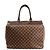 Borsa Louis Vuitton Greenwich PM Damier Ebene in marrone N41165 Rosso