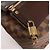 Borsa Louis Vuitton Greenwich PM Damier Ebene in marrone N41165 Rosso - vista 4