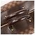 Borsa Louis Vuitton Greenwich PM Damier Ebene in marrone N41165 Rosso - vista 5