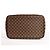 Borsa Louis Vuitton Greenwich PM Damier Ebene in marrone N41165 Rosso - vista 6