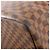 Borsa Louis Vuitton Greenwich PM Damier Ebene in marrone N41165 Rosso - vista 9