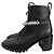 Stivaletti Jimmy Choo Cruz 65 in pelle nera 40 Nero
