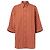 Camisa de algodón a rayas Brunello Cucinelli Castaño Naranja