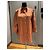 Camisa de algodón a rayas Brunello Cucinelli Castaño Naranja - vista 2