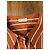 Camisa de algodón a rayas Brunello Cucinelli Castaño Naranja - vista 3