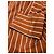 Camisa de algodón a rayas Brunello Cucinelli Castaño Naranja - vista 7