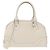 Borsa da bowling Montaigne Louis Vuitton in pelle Epi PM Bianco