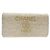 Cartera larga de tweed Deauville de Chanel Beige