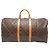 Borsa Boston Keepall 55 Louis Vuitton Marrone