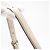 FENDI Camellia Pelle Peekaboo Soft Piccola Borsa Bianco Beige - vista 6