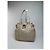 Céline Vintage Celine Paris Lederhandtasche grau Beige - Ansicht 4