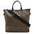 Borsa tote Davis Monogram Macassar Louis Vuitton Marrone Nero Monogramma - vista 2