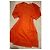 Autre Marque Túnica naranja de algodón con bordados - vista 6