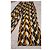 Autre Marque Pantalones palazzo estampados Castaño Negro Multicolor Crudo Amarillo Verde oscuro - vista 3