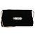 Tom Ford Borsa a spalla in velluto nero con catena - vista 3