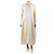 Studio Nicholson Vestido midi de algodón Dove Enna - talla UK 12