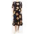 Simone Rocha Vestido floral de seda negra - talla UK 14 - vista 3