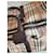Sac de voyage Burberry Check Marron Rouge Beige  - vue 3