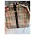 Sac de voyage Burberry Check Marron Rouge Beige  - vue 8