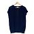 Top de punto de lino Mackintosh London Azul