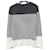 Autre Marque WRAPINKNOT Wollstrickpullover Braun Weiß Aus weiß