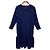Autre Marque JUSGLITTY Strickkleid Blau - Ansicht 4
