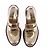 Prada Mocassini dorati in pelle D'oro - vista 6