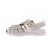 Gucci Sandali bianchi con doppio g Bianco - vista 3