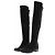 Stuart Weitzman Botas altas negras de ante Negro