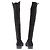 Stuart Weitzman Botas altas negras de ante Negro - vista 5