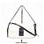 Borsa a Spalla in Pelle Fendi Bucket Twist Nero Bianco - vista 2
