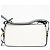 Borsa a Spalla in Pelle Fendi Bucket Twist Nero Bianco - vista 4