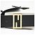 Borsa a Spalla in Pelle Fendi Bucket Twist Nero Bianco - vista 7