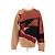 Dries Van Noten Wollpullover mit Mehrfarben Muster Beige