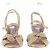 Autre Marque Offene Sandalen mit Absatz Golden - Ansicht 4