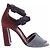 Hermès „Nora“ dreifarbige Wildlederschuhe Bordeaux - Ansicht 2