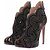 Alaïa Décolleté in camoscio nero con borchie