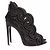 Alaïa Décolleté in camoscio nero con borchie - vista 2