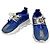 Versace Sneakers in gomma a rete Chain Reaction blu - vista 2