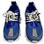 Versace Sneakers in gomma a rete Chain Reaction blu - vista 4