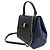 Salvatore Ferragamo Borsa a Spalla Donna Bara Kelly Blu Oxford - vista 4